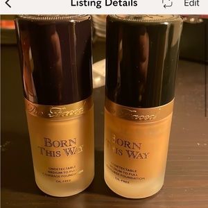 Too faced golden beige foundation.